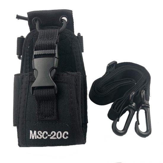 msc-20c nilon pouch case cover holder untuk baofeng uv-5r bf-888s