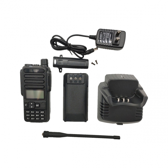 QYT analog baru vhf uhf dual band 10w walkie talkie profesional AH-12H 