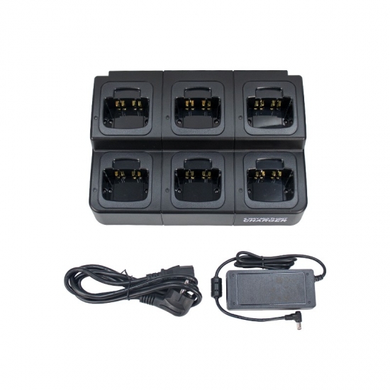 slot tipe 6 way multi-unit cerdas gantinya diganti charger untuk baterai walkie talkie cerdas