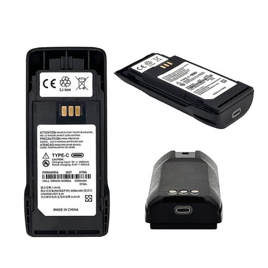 Baterai Li-ion & NI-MH Multi-spek PMNN4598A Dengan Opsi TYPE-C untuk Radio Dua Arah R2 / IP55